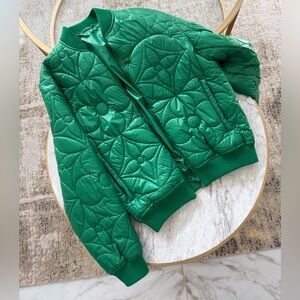 Padded Flower Quilted Louis Vuitton Bomber